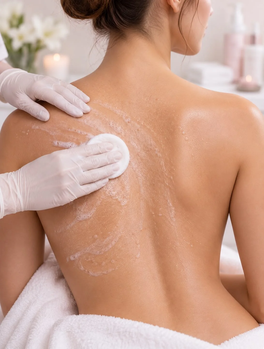 Limpieza profunda de espalda en Marien Skincare Mérida